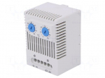 Sensor: thermostat | Contacts: NO x2 | 10A | 250VAC | IP20