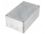Enclosure: multipurpose | X: 100mm | Y: 160mm | Z: 60mm | aluminium | IP67
