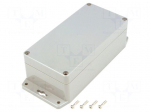 Enclosure: multipurpose | X: 80mm | Y: 160mm | Z: 55mm | ABS | dark grey