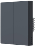 Aqara Smart Wall Switch H1 Szary podw&oacute;jny bez przewodu neutralnego