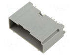 Connector: automotive | male | PIN: 24 | on PCBs | SMT | tinned | grey