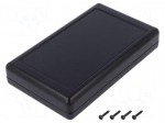 Enclosure: multipurpose | X: 95mm | Y: 160mm | Z: 30mm | SMILE | ABS | black
