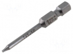 Screwdriver bit | Torx&reg; | TX05 | Overall len: 50mm