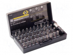 Kit: screwdriver bits | Pcs: 41 | 25mm | Mounting: 1/4" (C6,3mm)
