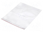 Self-seal bag | L: 300mm | Width: 250mm | Thick: 45um | polyetylene
