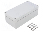Enclosure: multipurpose | X: 80mm | Y: 160mm | Z: 55mm | EURONORD | grey