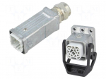 Connector: HDC | male + female | Pitch: 1x screw (21x21mm) | 230V