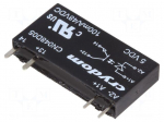 Relay: solid state | Ucntrl: 3&divide;12VDC | 100mA | 0&divide;48VDC | THT | SIP