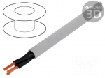 Wire | JZ-500 | 3x2,5mm2 | unshielded | 300/500V | PVC | Cu | stranded