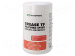 Grease | paste | Ingredients: PTFE,silicone | plastic container
