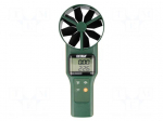 Thermoanemometer | LCD (4000),with a backlit | 0,2&divide;30m/s