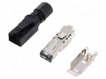 Plug | RJ45 | PIN: 4 | Cat: 5 | shielded | Layout: 8p4c | &Oslash;cable: 4.5&divide;9mm