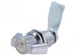 Lock | zinc and aluminium alloy | 30mm | chromium | Key code: 1333