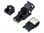 Plug | RJ45 | PIN: 8 | Cat: 6a | with protective cap,unshielded