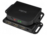 Switch | 4k,HDCP 2.2,HDMI 2.0,with holder | Colour: black