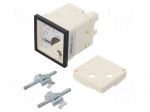 Amperometer | analogue | mounting | on panel | I AC: 0&divide;5A | True RMS