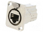 Coupler | socket | etherCON | PIN: 8 | Cat: 6 | shielded | gold-plated