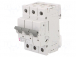 Circuit breaker | 230/400VAC | Inom: 25A | Poles: 3 | Charact: C | 10kA