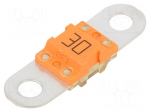 Fuse: fuse | 30A | 32VDC | automotive | 16x12x8mm | M5 screw | BF1 | copper