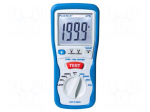 Meter: short circuit loop impedance | LCD | 3,5 digit | VAC: 50&divide;250V