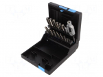 Tools set: taps | plastic box | Holder: hand | Kit: taps,tap wrench