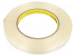 Tape: fixing | W: 12mm | L: 55m | Thk: 0.15mm | synthetic caoutchouc