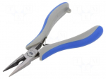 Pliers | miniature,half-rounded nose | 138mm