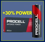 LR6/AA aku 1,5V Duracell Procell INTENSE POWER seeria Alkaline K&otilde;rge &auml;ravooluga pakendis 10 tk.