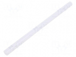 Hot melt glue | &Oslash;: 11mm | white,transparent | L: 200mm | 120&deg;C | 125pcs.