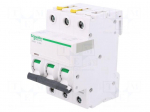 Circuit breaker | 400VAC | Inom: 25A | Poles: 3 | Charact: C | 10kA | IP20
