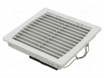 Fan: AC | axial | 230VAC | 160m3/h | 40dBA | IP55 | 252x103x252mm | grey
