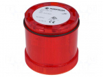 Automation module: light signaller | red | LED | 24VDC | 24VAC | IP65