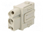 Connector: HDC | module | female | MIXO | PIN: 3 | 40A | 690V | w/o contacts