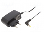 Power supply: switching | mains,plug-in | 9VDC | 1A | 9W | Out: 4,8/1,7