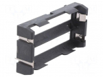 Holder | 18650,MR18650 | Batt.no: 2 | PCB | polyamide | plastic
