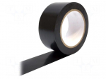Tape: marking | black | L: 33m | W: 50mm | self-adhesive | Thk: 0.15mm