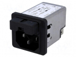 Connector: AC supply | socket | male | 1A | 250VAC | C14 (E) | 5220