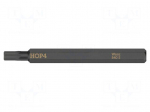 Screwdriver bit | Hex Plus key | HEX 4mm | 1/4" | Kind: impact