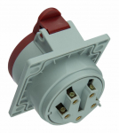 Power socket flush 3P+N+E 16A IP44
