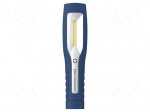 Torch: LED | IP54 | 60lm,600lm | 15h | L: 261mm | W: 62mm | H: 43mm | 6000K