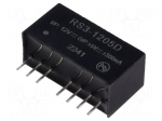 Converter: DC/DC | 3W | Uin: 9&divide;18VDC | Uout: 5VDC | Uout2: -5VDC | SIP8