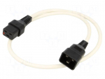 Cable | IEC C19 female,IEC C20 male | 1m | with IEC LOCK locking