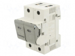 Fuse acces: fuse disconnector | 63A | fuse: D02 | -20&divide;60&deg;C | 400V | IP20