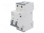 Circuit breaker | 230/400VAC | Inom: 16A | Poles: 2 | Charact: B | 10kA