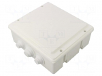 Enclosure: junction box | X: 170mm | Y: 190mm | Z: 80mm | wall mount