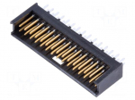 Connector: wire-board | plug | male | Plating: tinned,gold-plated