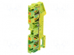 Splice terminal: rail | PT | for DIN rail mounting | push-in | ways: 1