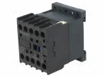 Contactor: 3-pole | NO x3 | Auxiliary contacts: NO | 24VDC | 9A | W: 45mm