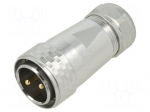 Connector: circular | plug | male | PIN: 2 | IP67 | SA28 | 13&divide;16mm | 50A