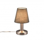 Trio Mats II table lamp E14 grey gaismeklis 599700142 4017807551389